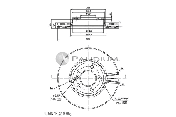 Brake Disc (P330-012)