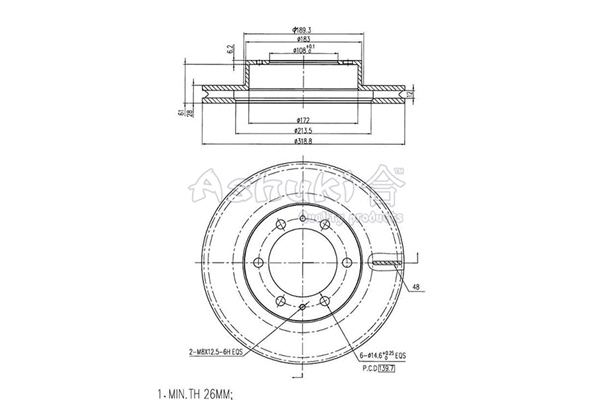 Brake Disc (T603-04)