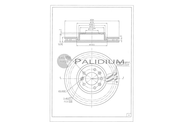 Brake Disc (P330-262)