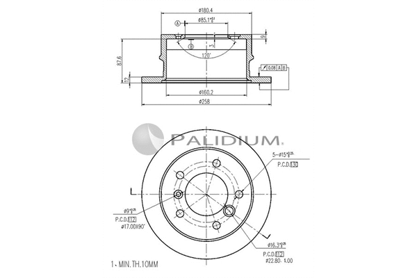 Brake Disc (P330-120)