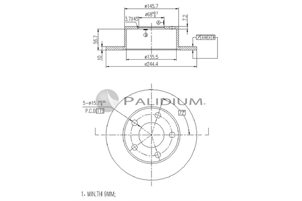 Brake Disc (P331-006)