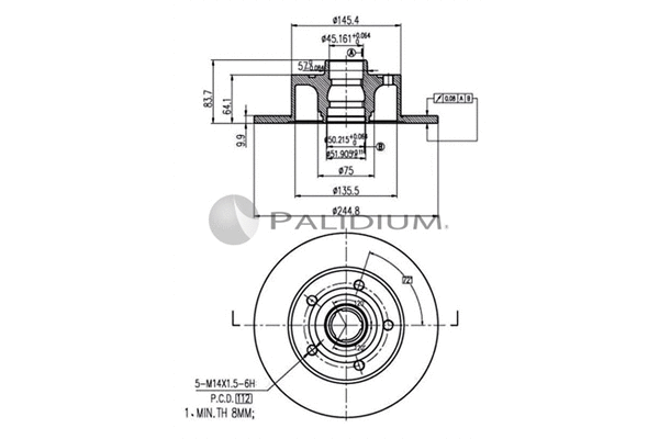 Brake Disc (P331-016)