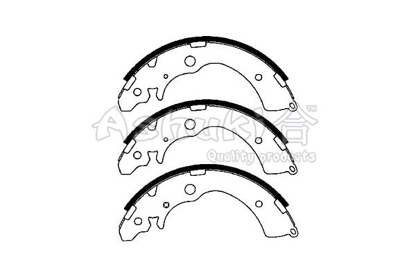 Brake Shoe Set (1050-0204)