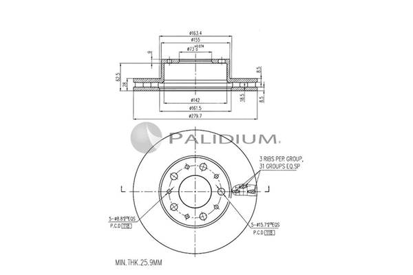 Brake Disc (P330-011)