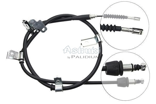 Cable Pull, parking brake (ASH3-1381)