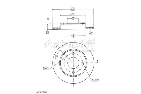 Brake Disc (C655-15)