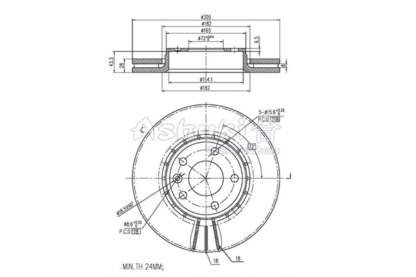 Brake Disc (0990-7801)