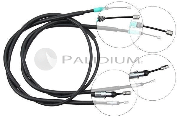 Cable Pull, parking brake (PAL3-1037)