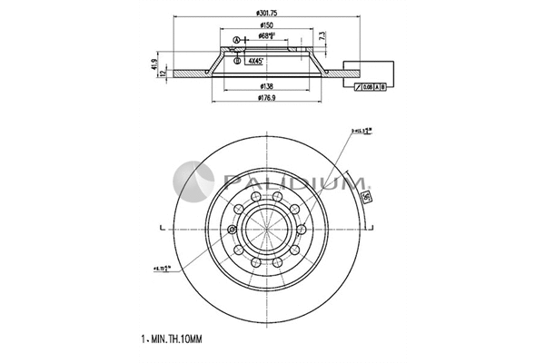 Brake Disc (P330-119)