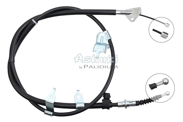 Cable Pull, parking brake (ASH3-1607)