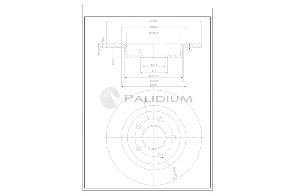 Brake Disc (P331-134)