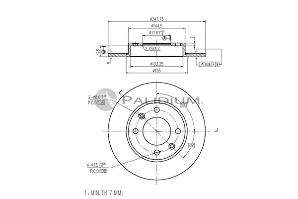 Brake Disc (P331-034)