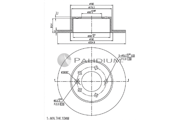 Brake Disc (P331-069)