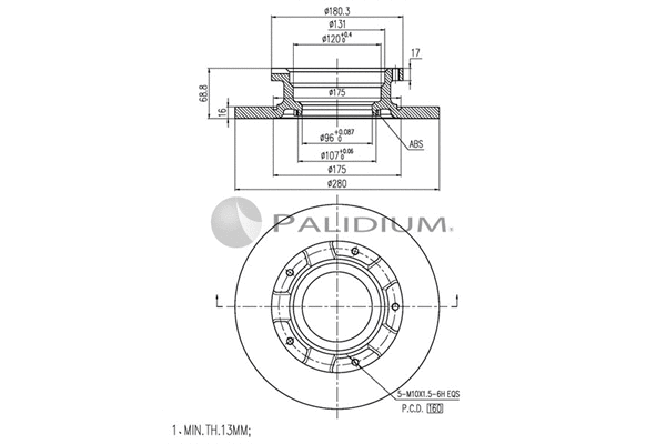Brake Disc (P331-031)