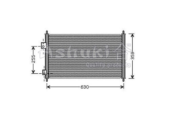 Condenser, air conditioning (H559-30)
