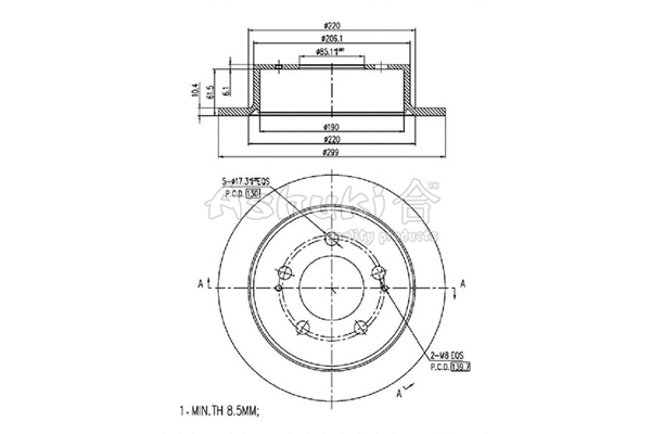 Brake Disc (SY606-03)