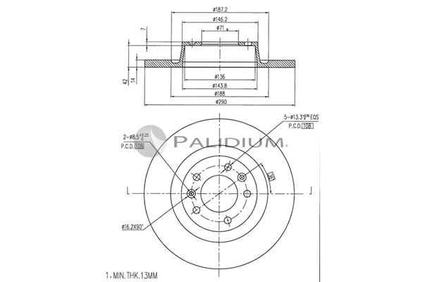 Brake Disc (P331-007)