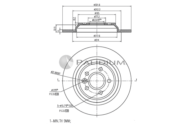 Brake Disc (P331-060)