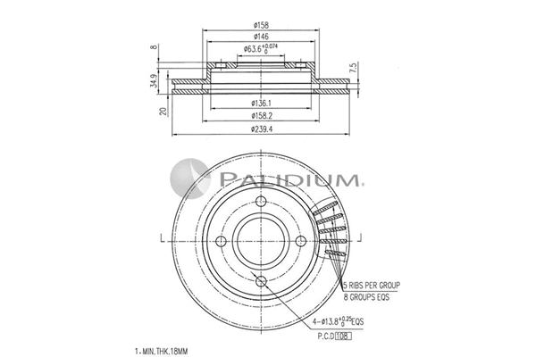 Brake Disc (P330-019)