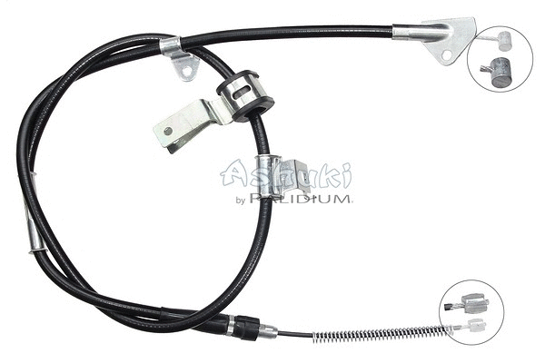 Cable Pull, parking brake (ASH3-1178)