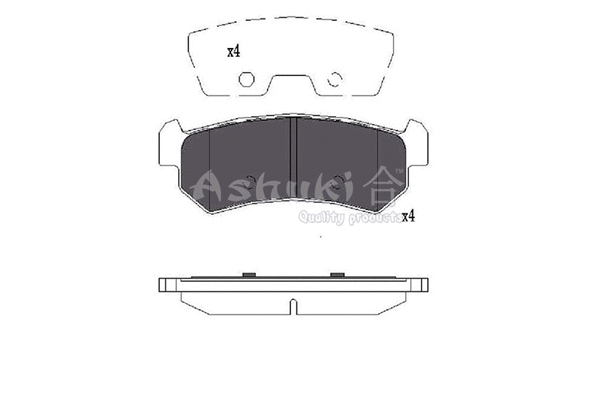 Brake Pad Set, disc brake (1083-3090)