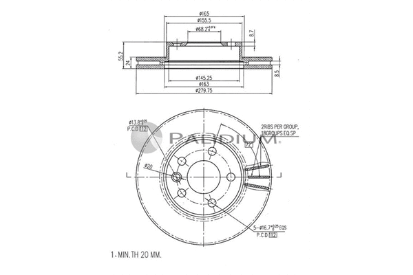 Brake Disc (P330-028)