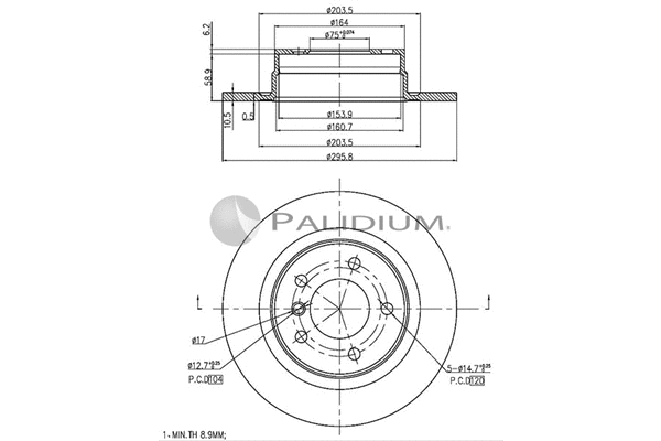 Brake Disc (P331-062)