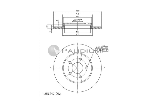 Brake Disc (P331-018)