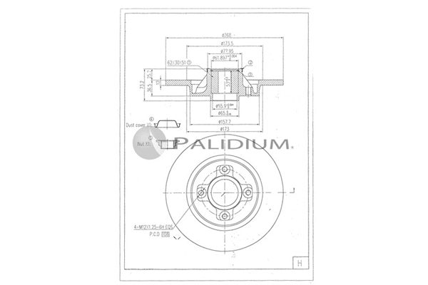 Brake Disc (P331-121)