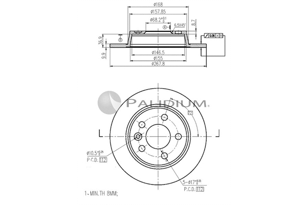 Brake Disc (P331-036)