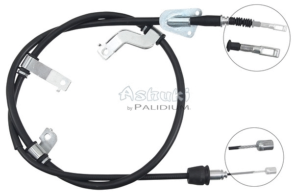 Cable Pull, parking brake (ASH3-1543)