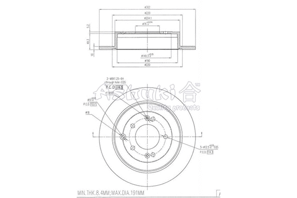 Brake Disc (Y089-69)