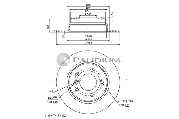 Brake Disc (P331-058)