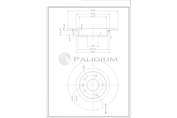 Brake Disc (P331-122)