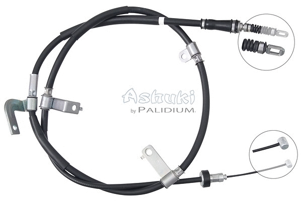 Cable Pull, parking brake (ASH3-1475)