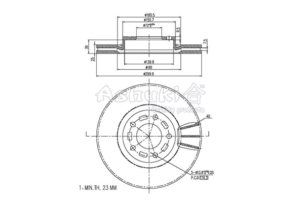 Brake Disc (M606-36)