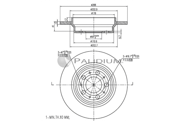 Brake Disc (P331-027)