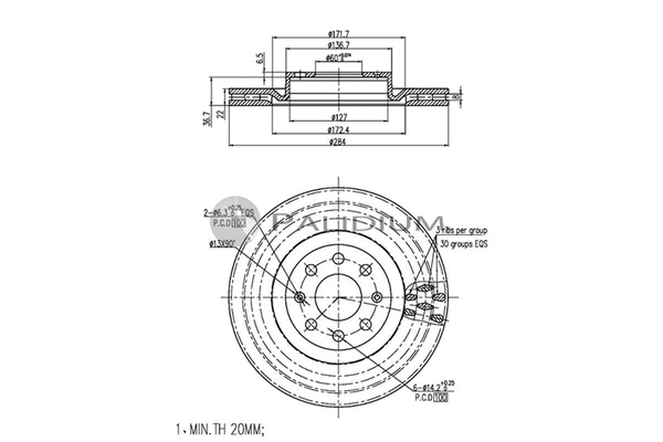 Brake Disc (P330-086)