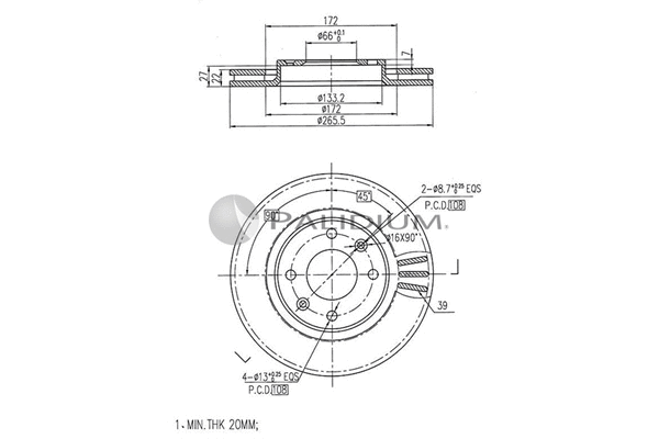 Brake Disc (P330-008)