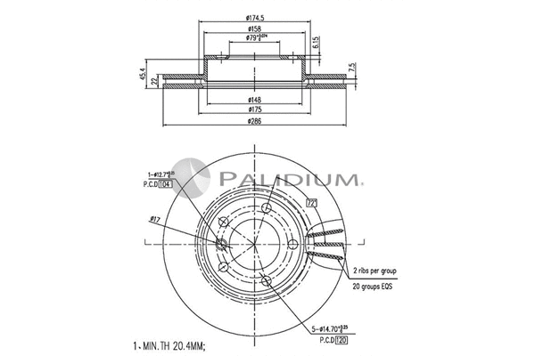 Brake Disc (P330-078)