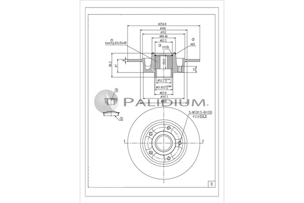 Brake Disc (P331-123)