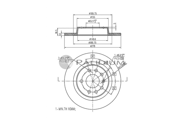 Brake Disc (P331-049)