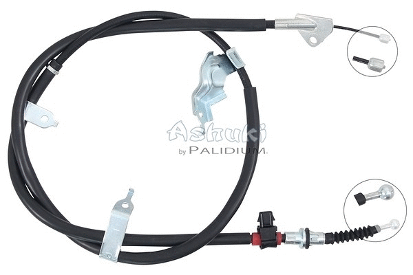 Cable Pull, parking brake (ASH3-1537)
