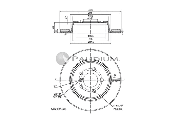 Brake Disc (P330-130)