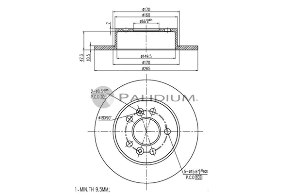 Brake Disc (P330-105)