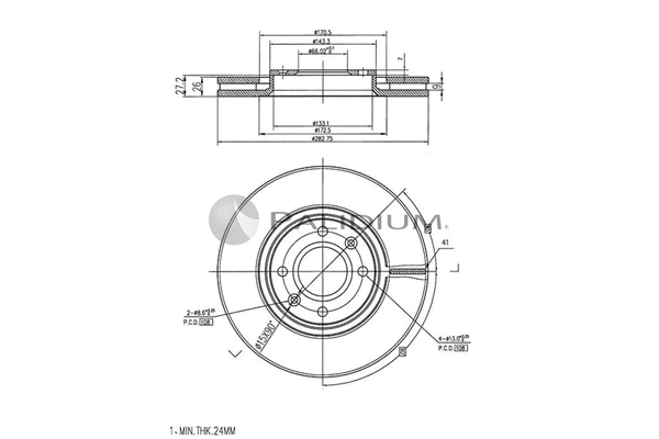 Brake Disc (P330-005)