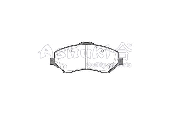 Brake Pad Set, disc brake (US104213)