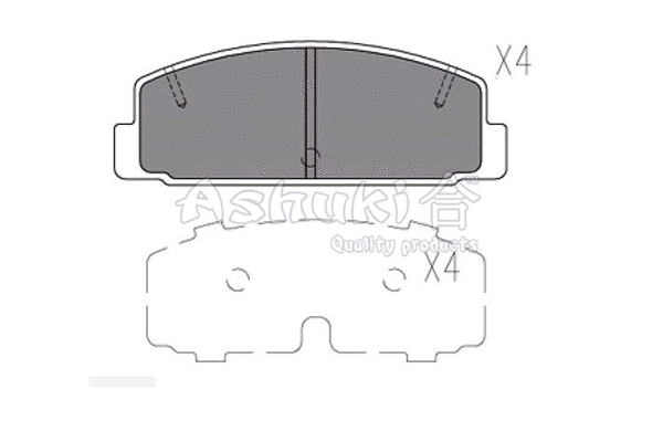 Brake Pad Set, disc brake (M075-06)