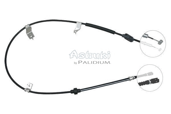 Cable Pull, parking brake (ASH3-1154)