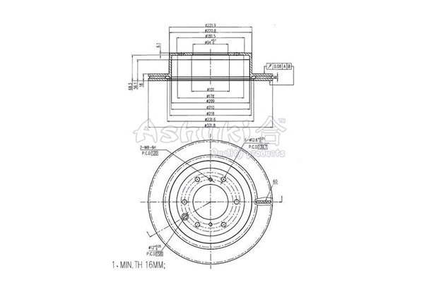 Brake Disc (C652-36)